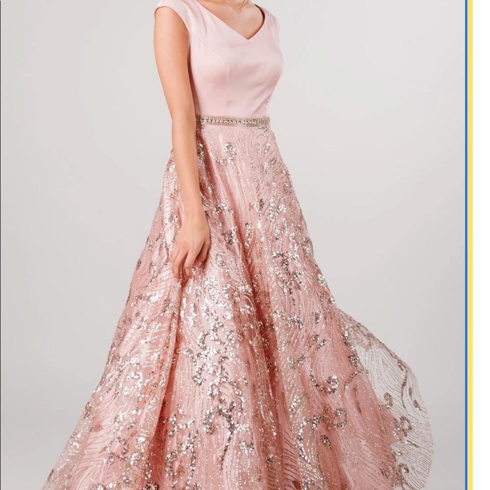 ISO: Pink&Gold Formal from Latter Day Bride